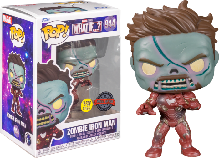 Pop! Marvel: What If S2 – Zombie Iron Man (GW) (Exc)