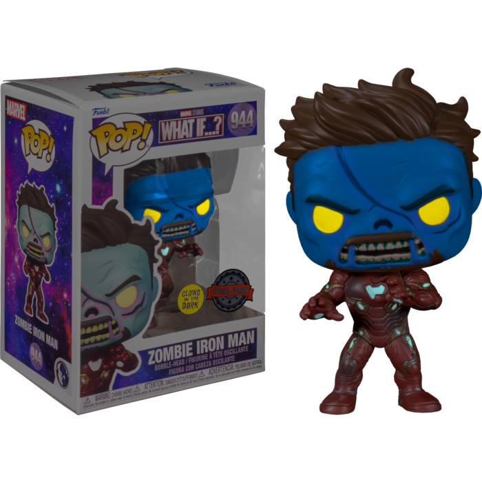 Pop! Marvel: What If S2 – Zombie Iron Man (GW) (Exc)