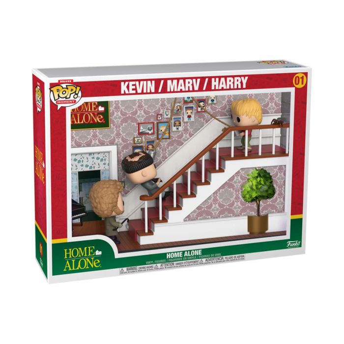 HOME ALONEPOP! DELUXE MOMENT STAIRCASE PAINT CAN SCENE