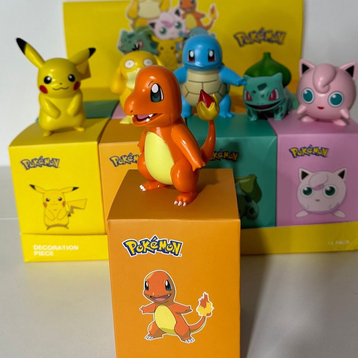 Standing Pokemon Pikachu | Bulbasaur | Charmander | Psyduck | Squirtle | Jigglypuff