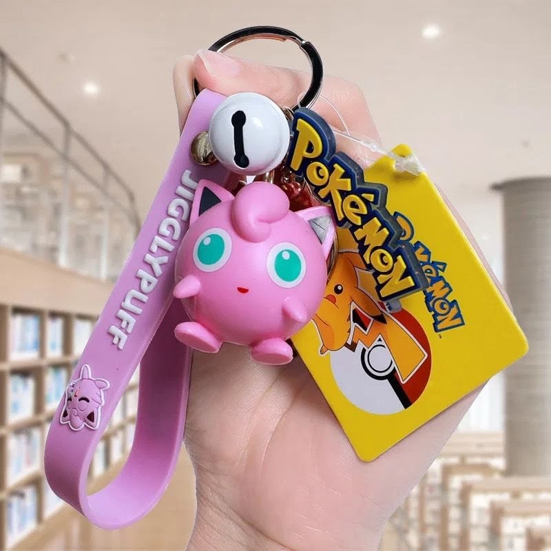 pokemon 3D PVC keychain Jigglypuff pokemon 3D PVC keychain Jigglypuff
