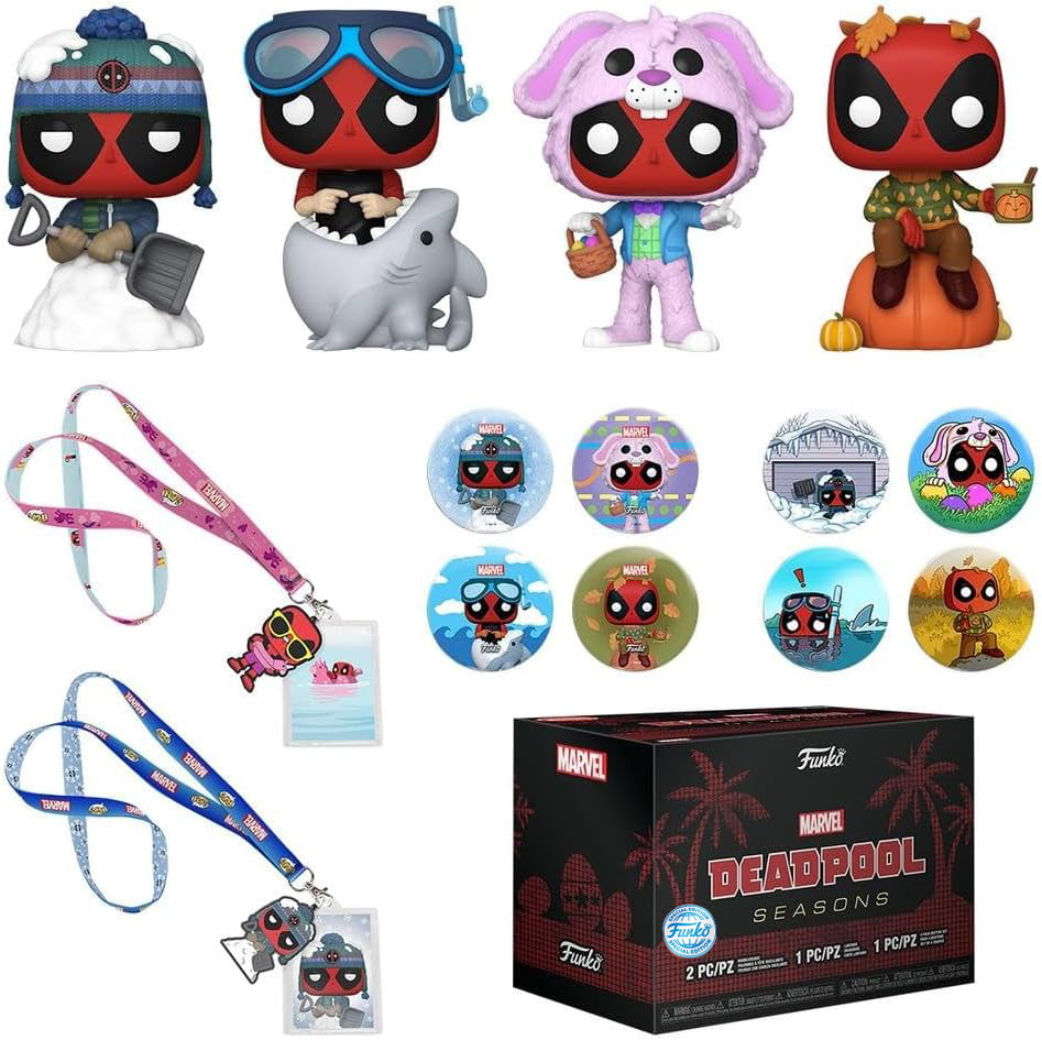 Funko Gift Box! Marvel: Deadpool Seasons (Exc) 74584 - Collectable Vinyl Figure