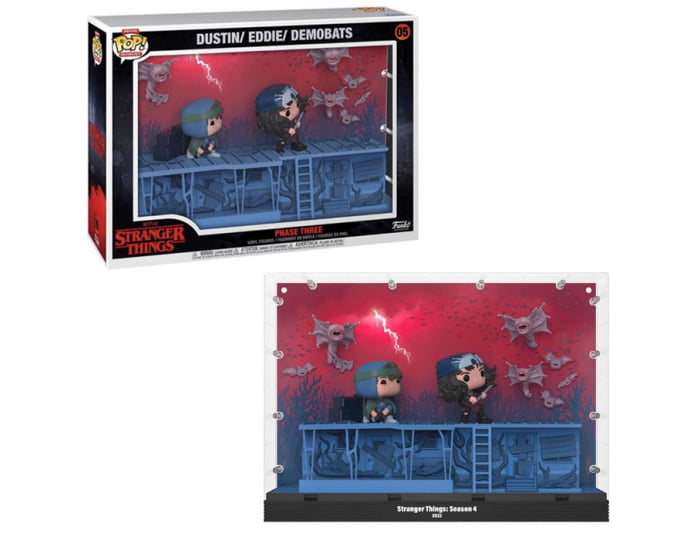 POP! Deluxe Moment Stranger Things Phase Three Dustin Eddie Demobats #05