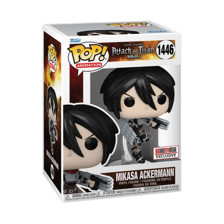 Pop! Animation: Attack on Titan: Final Season - Mikasa Ackerman (Metallic Ver.) BBTS Exclusive Pop! Animation: Attack on Titan: Final Season - Mikasa Ackerman (Metallic Ver.) BBTS Exclusive