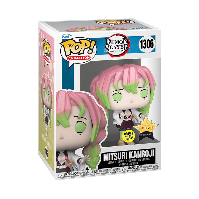Funko Pop! Demon Slayer Mitsuri Kanroji Glow in the Dark #1306 Fundom Exclusive
