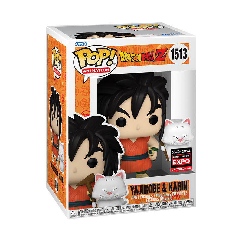 Funko Pop! C2E2 SHARED EXPO STICKER Yajirobe &Karin #1513 DRAGON BALL Z