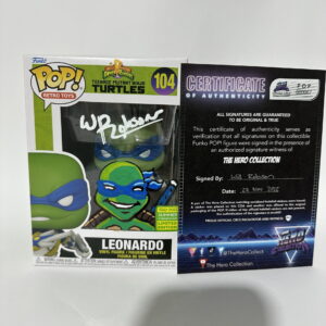 Pop! Movies: TMNT x MMPR- Leonardo (SDCC’22). (Art by Will Robson) CBCS Certificate