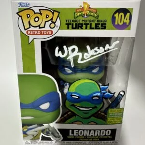 Pop! Movies: TMNT x MMPR- Leonardo (SDCC’22). (Art by Will Robson) CBCS Certificate