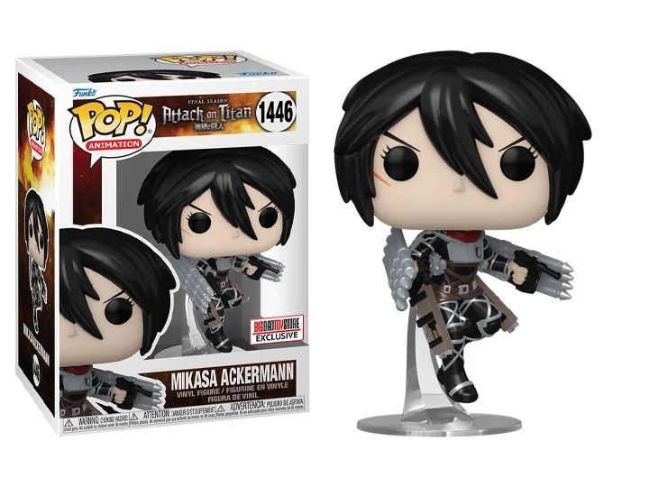 Pop! Animation: Attack on Titan: Final Season - Mikasa Ackerman (Metallic Ver.) BBTS Exclusive Pop! Animation: Attack on Titan: Final Season - Mikasa Ackerman (Metallic Ver.) BBTS Exclusive
