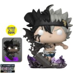 Funko Pop! Black Clover Black Asta Glow-in-the-Dark Funko #1556 EE Exclusive