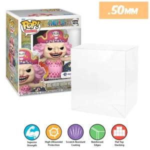 6 INCH KAIDO POP PROTECTORS FOR FUNKO (0.50MM THICK, UV & SCRATCH RESISTANT) 9H X 7.5W X 6D
