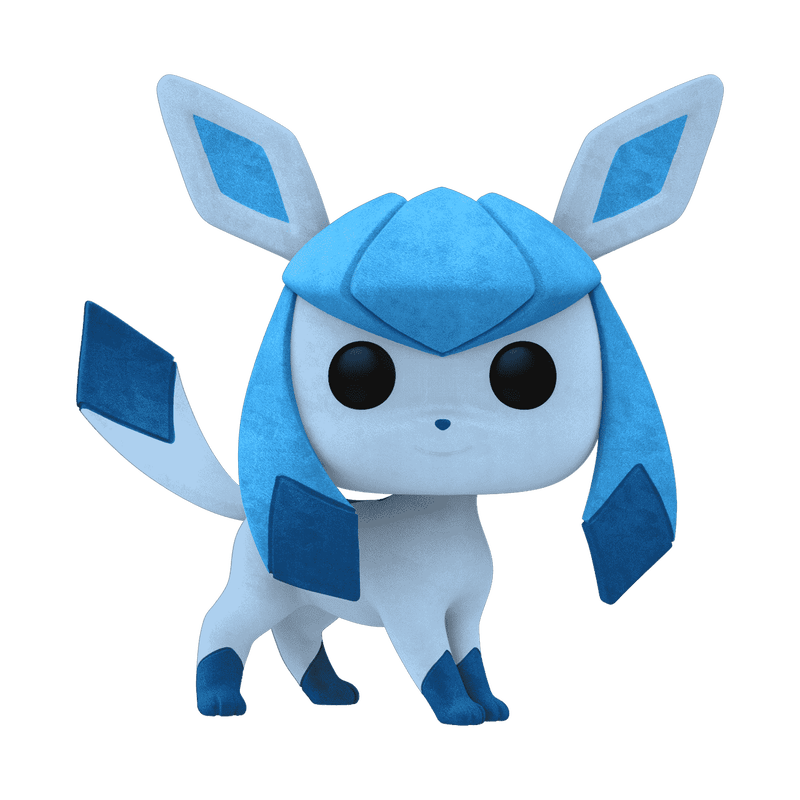 Funko Pop Pokemon Glaceon Flocked Special Edtion Exclusive 921 Vinyl Figure