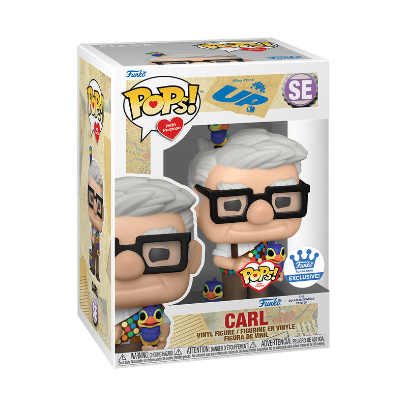 Disney Pixar Up Carl With Baby Snipes Funko Shop Exclusive
