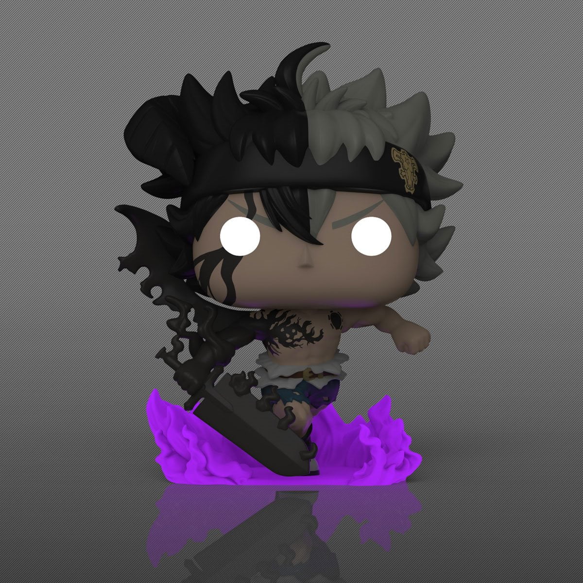 Funko Pop! Black Clover Black Asta Glow-in-the-Dark Funko #1556 EE Exclusive