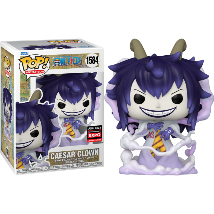 One Piece - Ceasar Clown Pop! Vinyl Figure (2024 Entertainment Expo Convention Exclusive)
