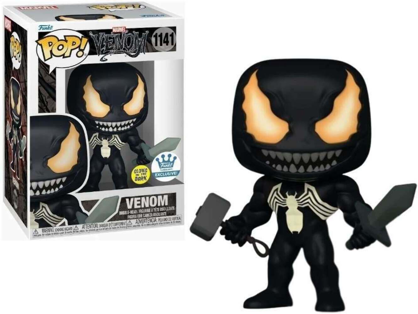 Funko Pop! Marvel Venom GITD GLOW #1141 Funko Shop Exclusive