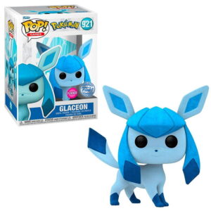Funko Pop Pokemon Glaceon Flocked Special Edtion Exclusive 921 Vinyl Figure