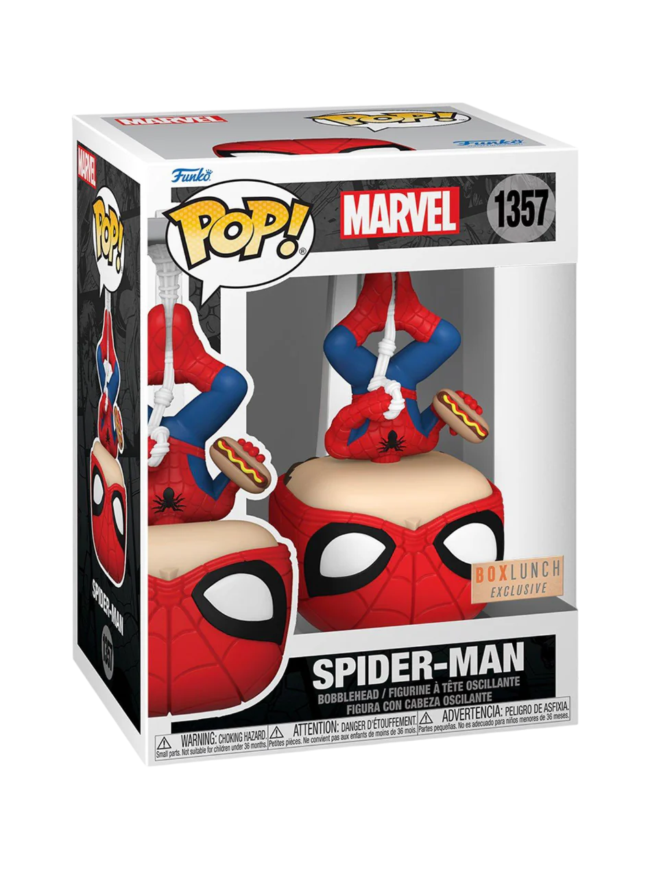 Funko Pop Marvel #1357 Spider-Man with Hot Dog Box Lunch Exclusive