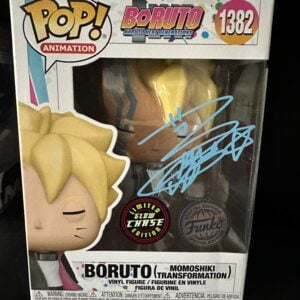 Funko Pop Boruto Momoshiki Chase Signed by Japanese VA Yuko Sanpei