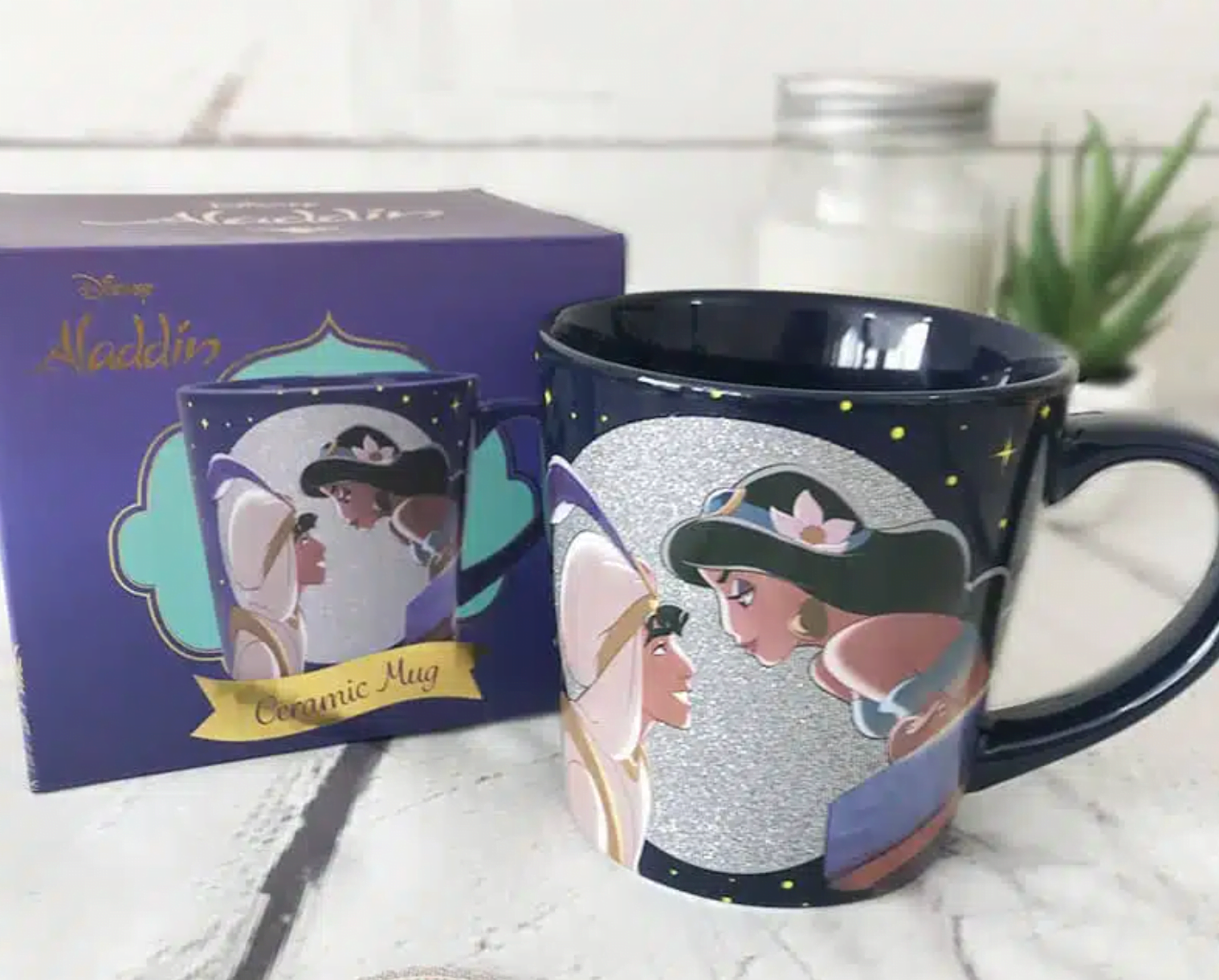 Half Moon Bay Disney Jasmine & Aladdin Tapered Mug