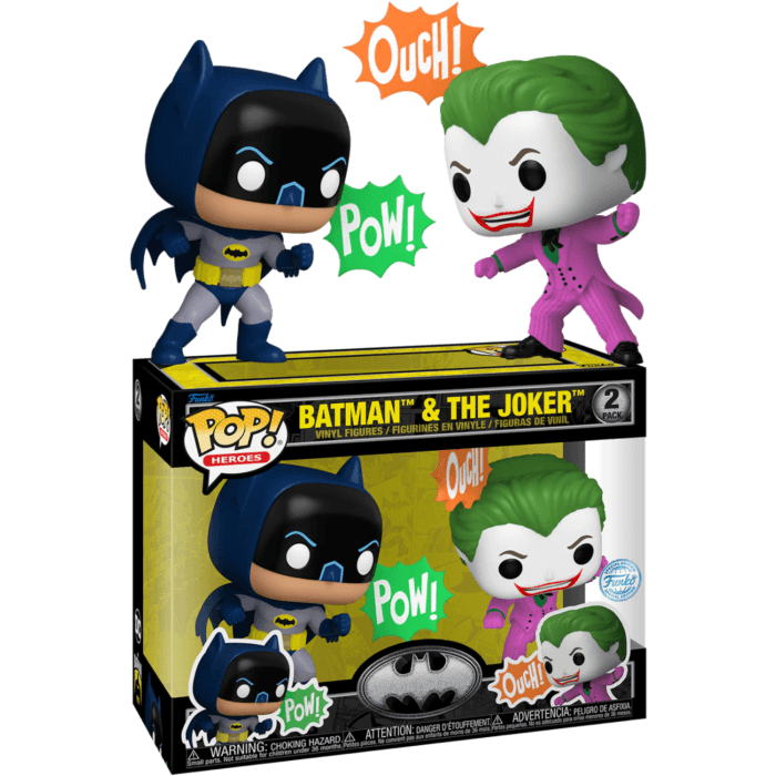 Pop! Heroes: Batman 85th - Joker/Batman 2pk (Exc)