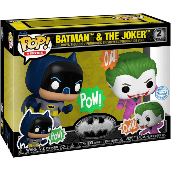 Pop! Heroes: Batman 85th - Joker/Batman 2pk (Exc)