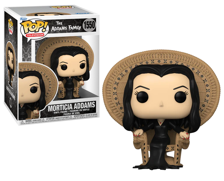 Funko POP! Premium Television The Addams Family Morticia Addams in Chair Vinyl