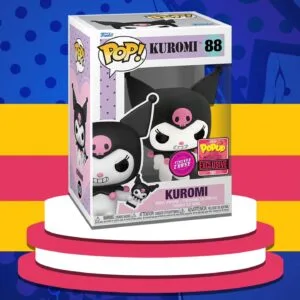 Bundle - Funko POP! Kuromi #88 Flocked Chase + Common (2 pops) - POP UP by Comfest Exclusive 2024