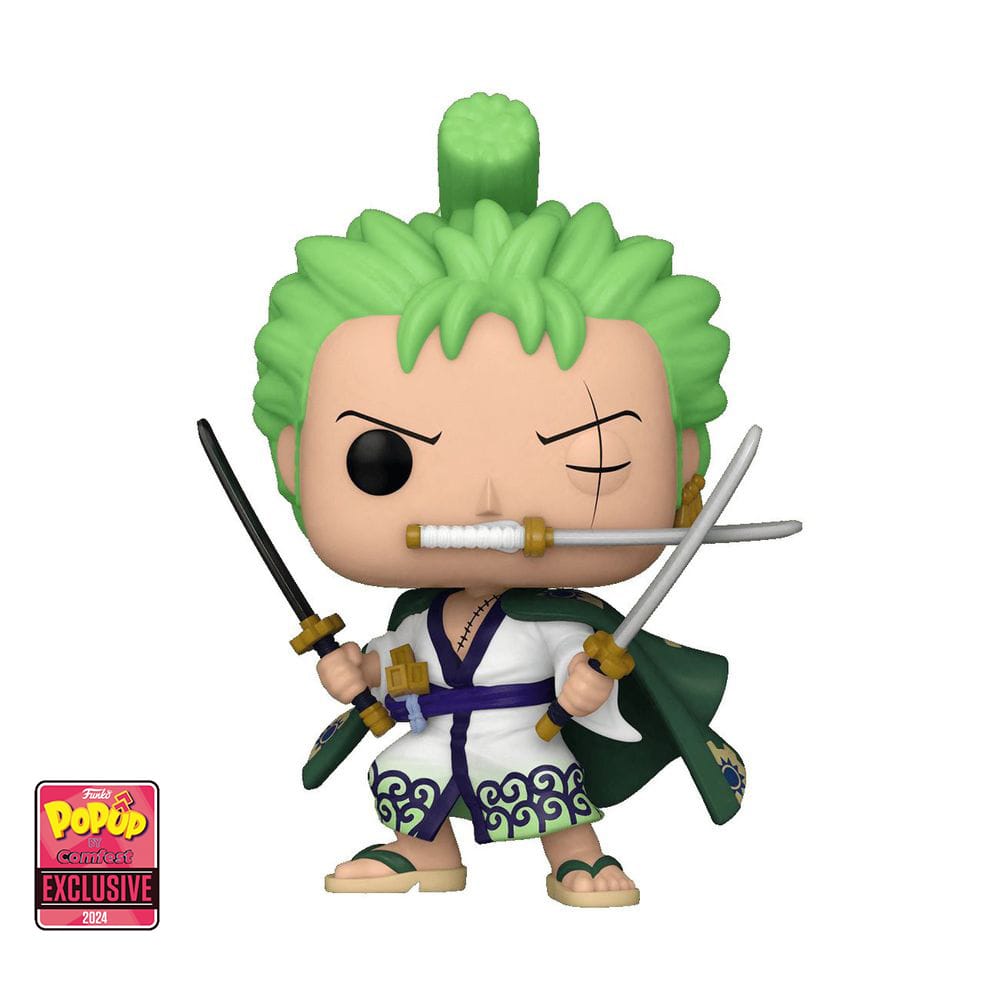 Funko POP! Roronoa Zoro Glow in The Dark - One Piece #923 - POP UP by Comfest Exclusive 2024
