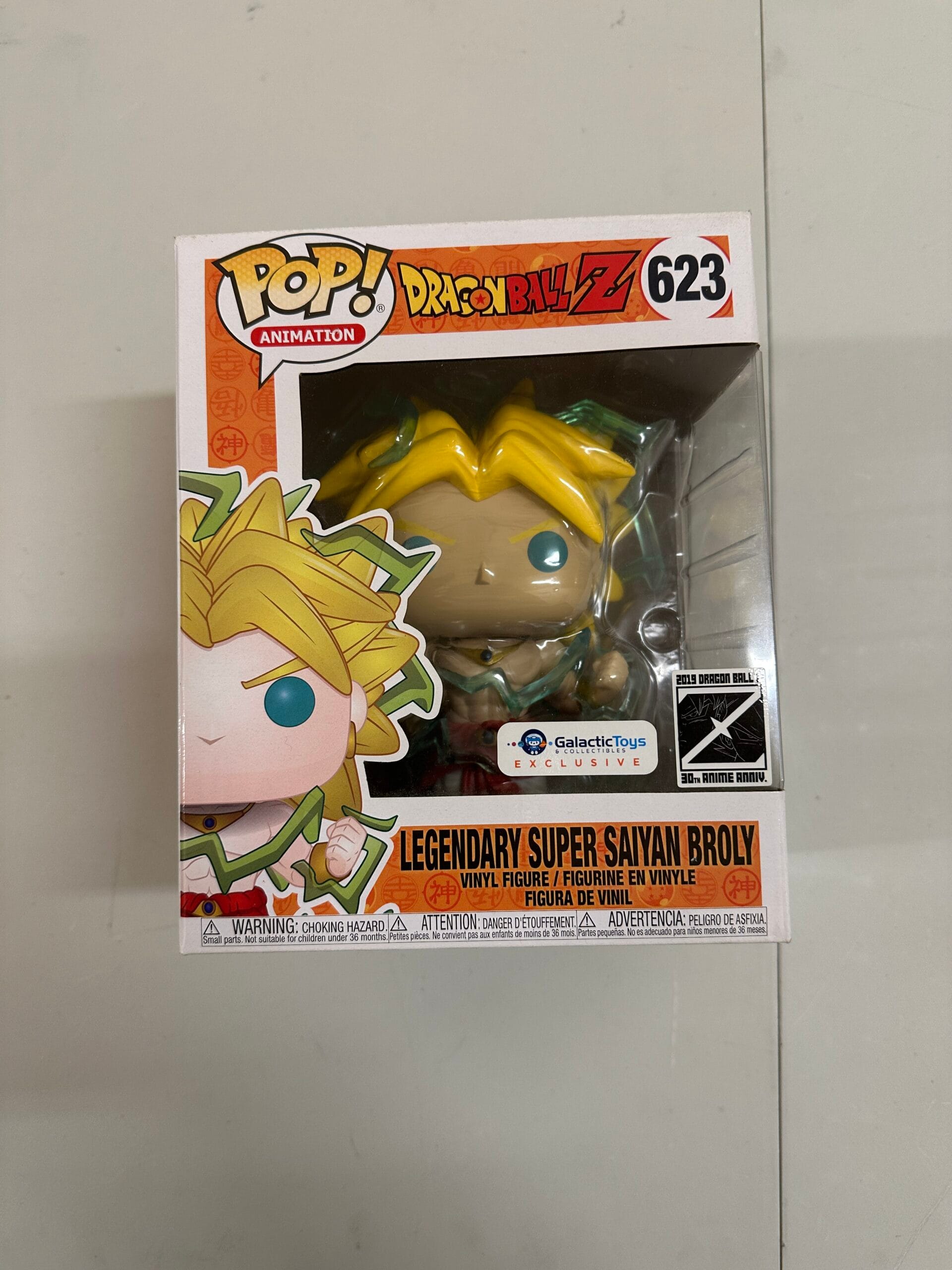 Funko Pop! DBZ Legendary Super Saiyan Broly #623 Galactic Toys Exclusive 6 Inch