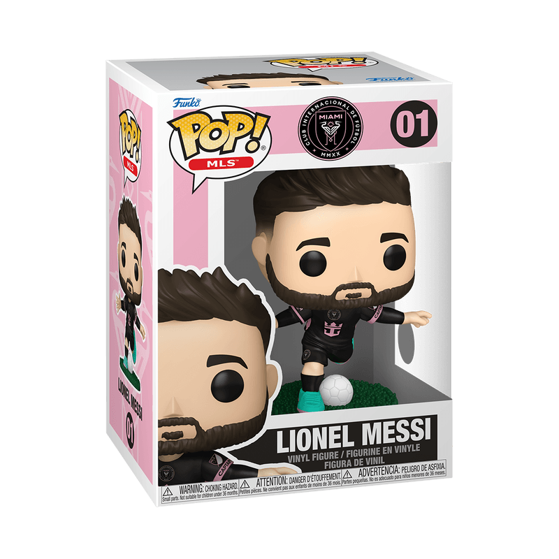 Funko Pop! Football: Inter Miami – Lionel Messi (away)