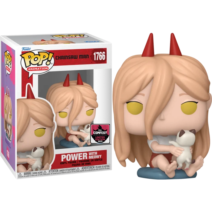 CHAINSAW MAN: Power with Meowy Funko Pop! Kuwait Comfest 2025